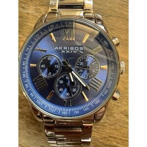 Akribos XXIV Chronograph Watch AK865SSBU